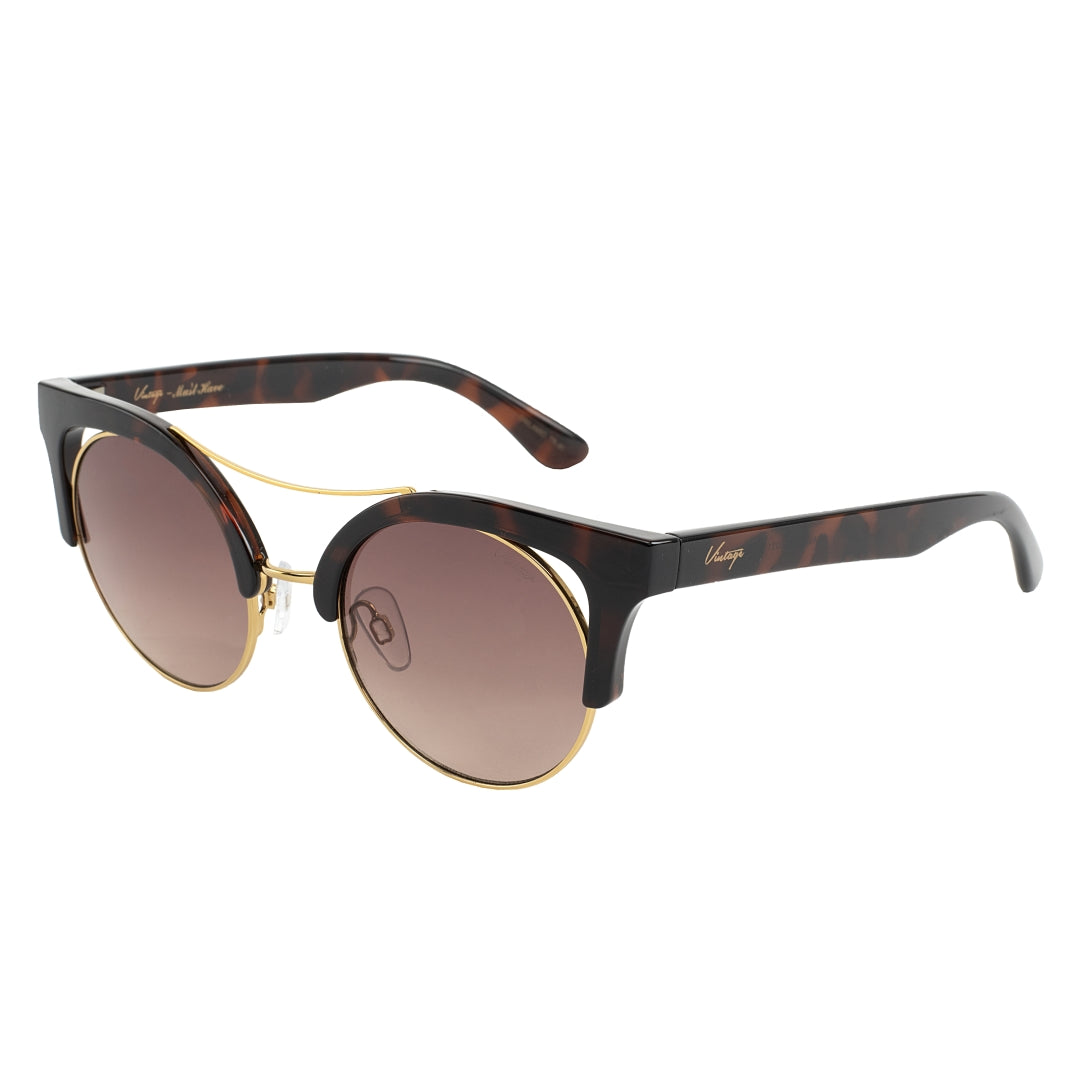 Vintage Cause Vintage Gradient Full Rim | 400% UV Protection | Premium & Stylish Oval Sunglasses for Women (Large)